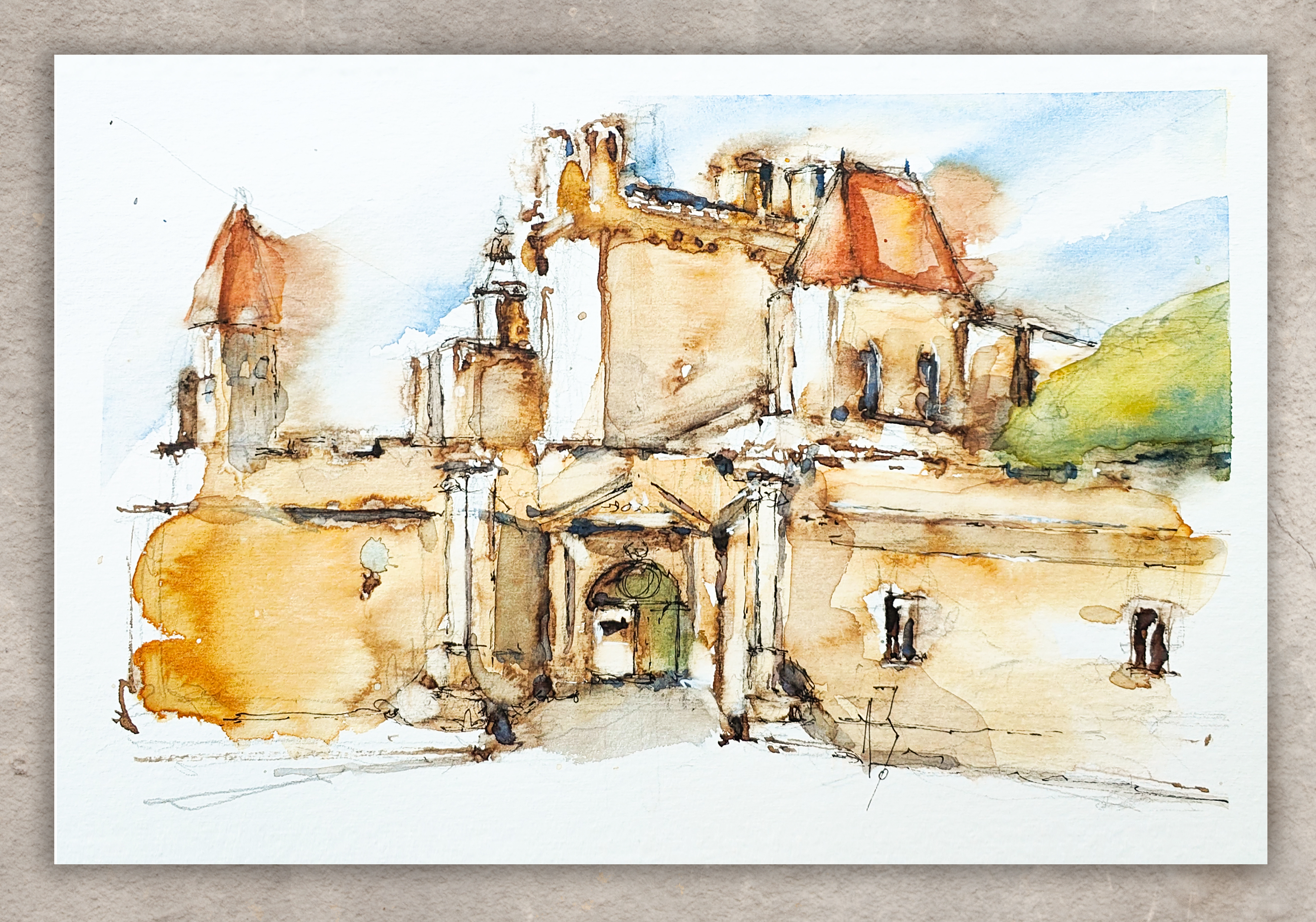 Croquis préparatoire